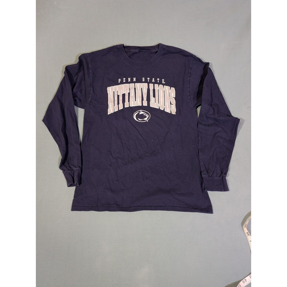 Penn State Nittany Lions Long Sleeve T-Shirt Navy Blue Collegiate Graphic Tee